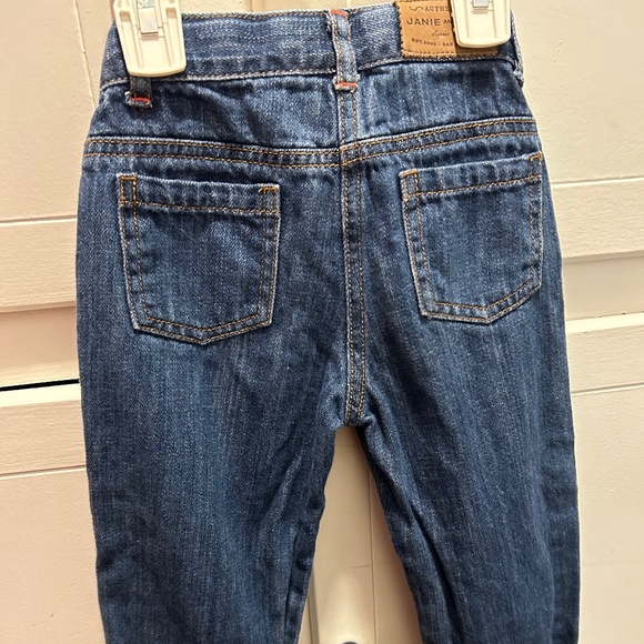 Janie and Jack girls jean size 3T and Ralph Lauren red shirt size 4 EUC - Picture 3 of 8